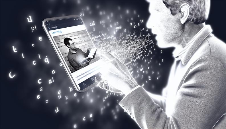 Sử dụng ứng dụng di động để học từ vựng một cách hiệu quả và tiện lợi.