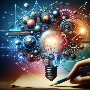 Hình ảnh minh họa các từ ngữ được liên kết bằng các đường.