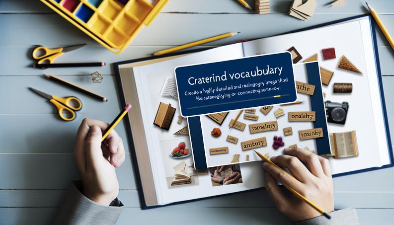 Nhóm học sinh sử dụng thực hành từ vựng để cải thiện kỹ năng ngôn ngữ.