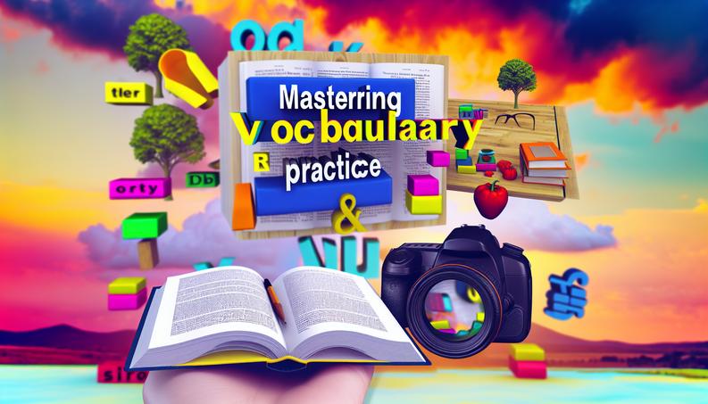 Nhóm học sinh sử dụng thực hành từ vựng để cải thiện kỹ năng ngôn ngữ.